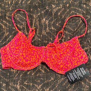 Swimsuits For All ADJUSTABLE PUSH UP UNDERWIRE BIKINI TOP Fruit Punch Papaya